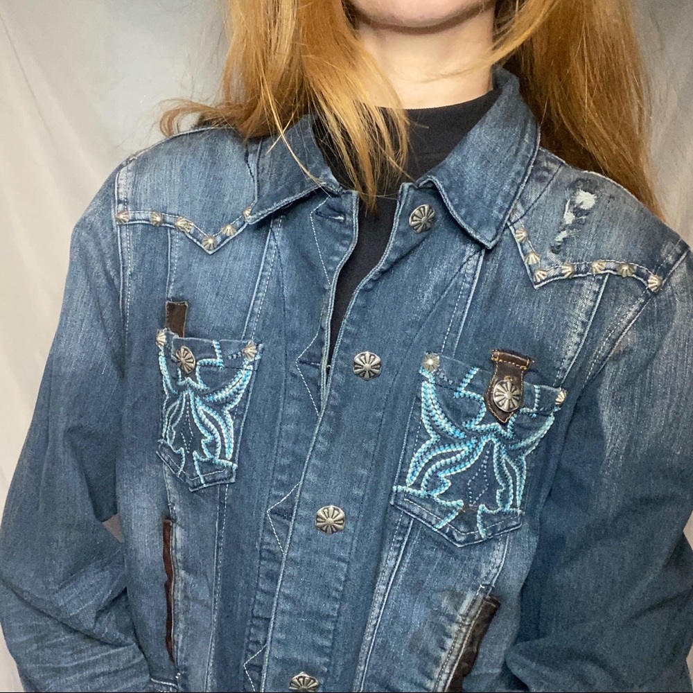 Denim western jacket